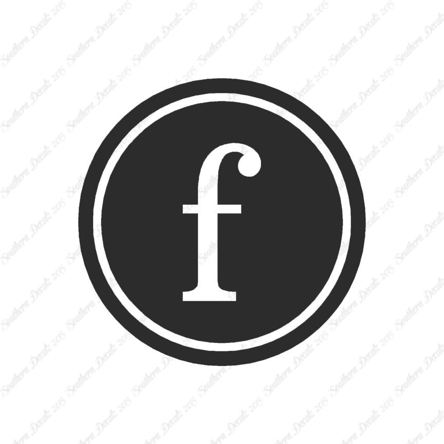 Typewriter Font F Initial