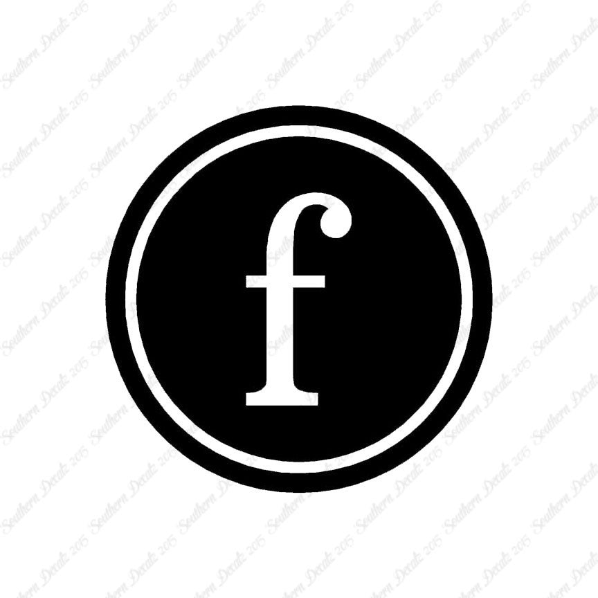 Typewriter Font F Initial