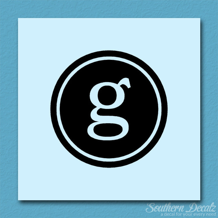 Typewriter Font G Initial