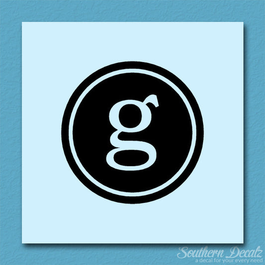 Typewriter Font G Initial