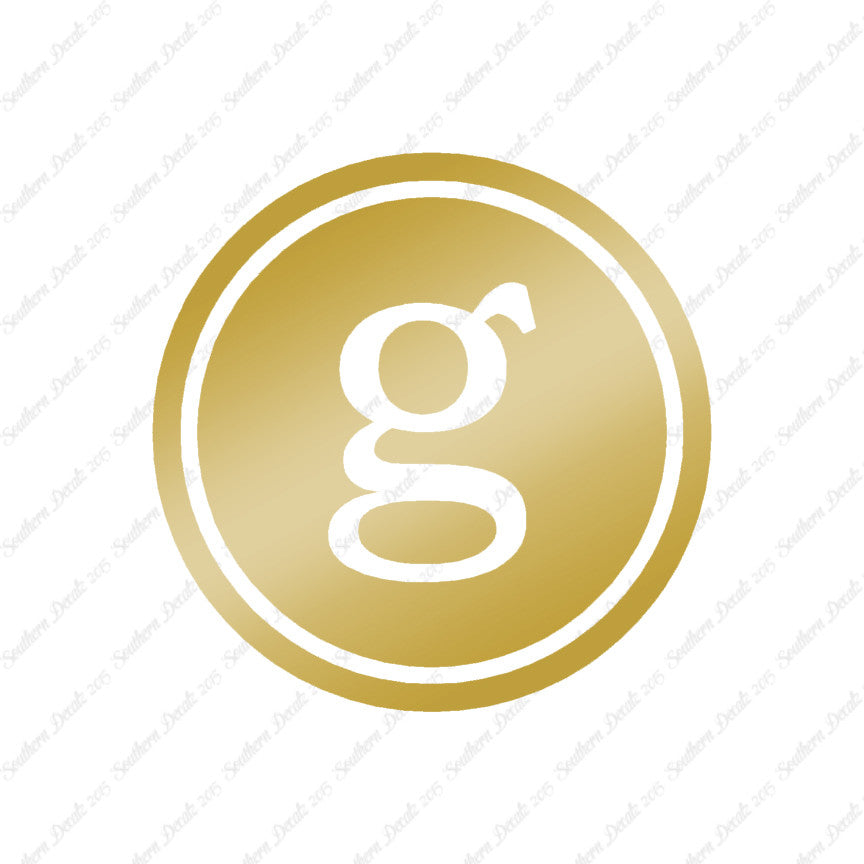 Typewriter Font G Initial