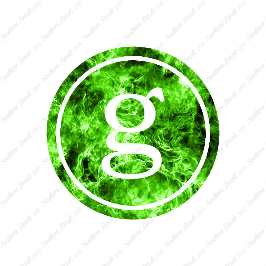 Typewriter Font G Initial