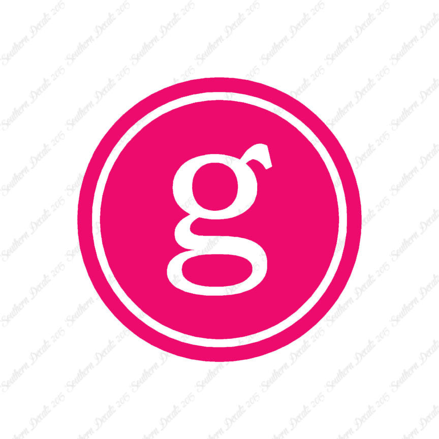 Typewriter Font G Initial