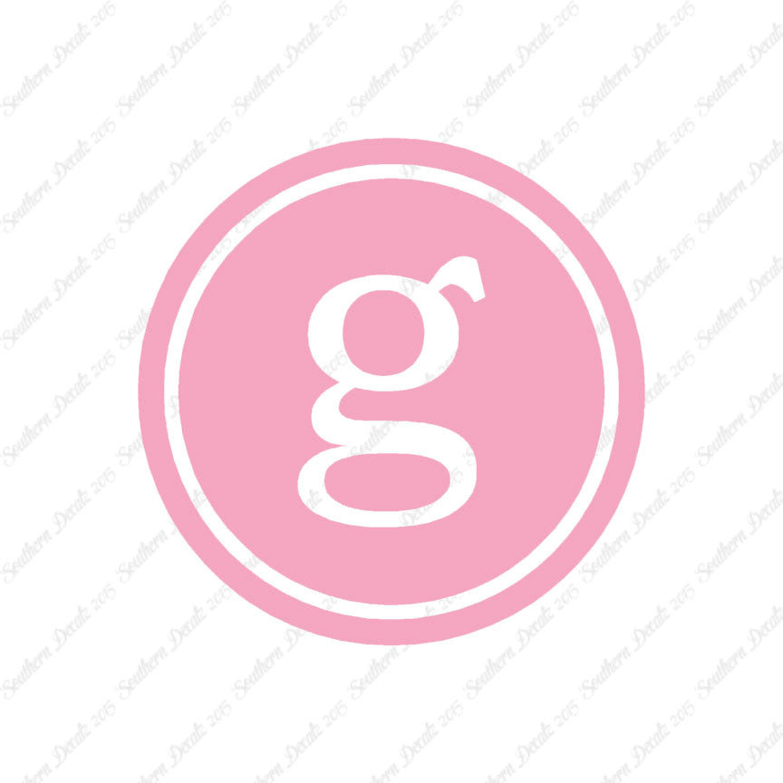 Typewriter Font G Initial