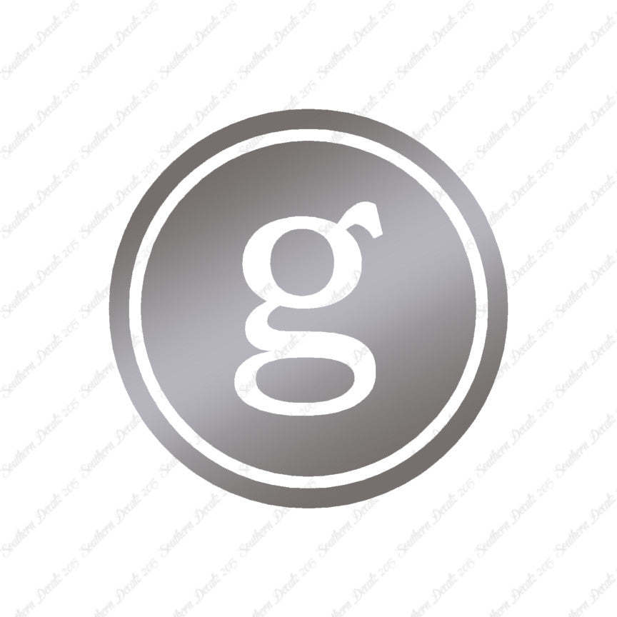 Typewriter Font G Initial