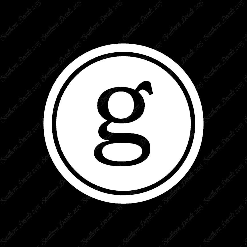Typewriter Font G Initial