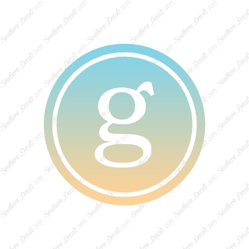Typewriter Font G Initial