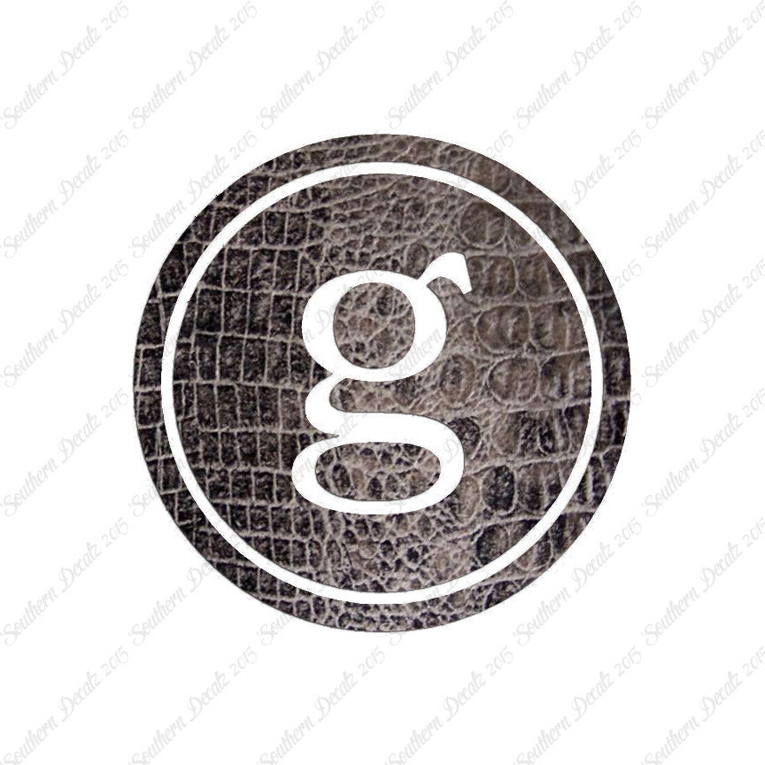 Typewriter Font G Initial