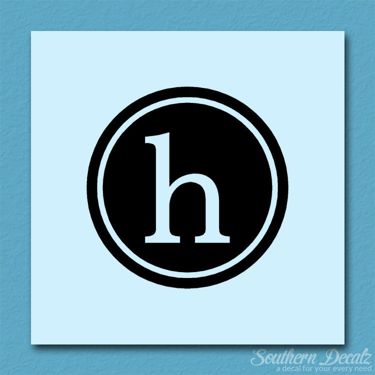 Typewriter Font H Initial