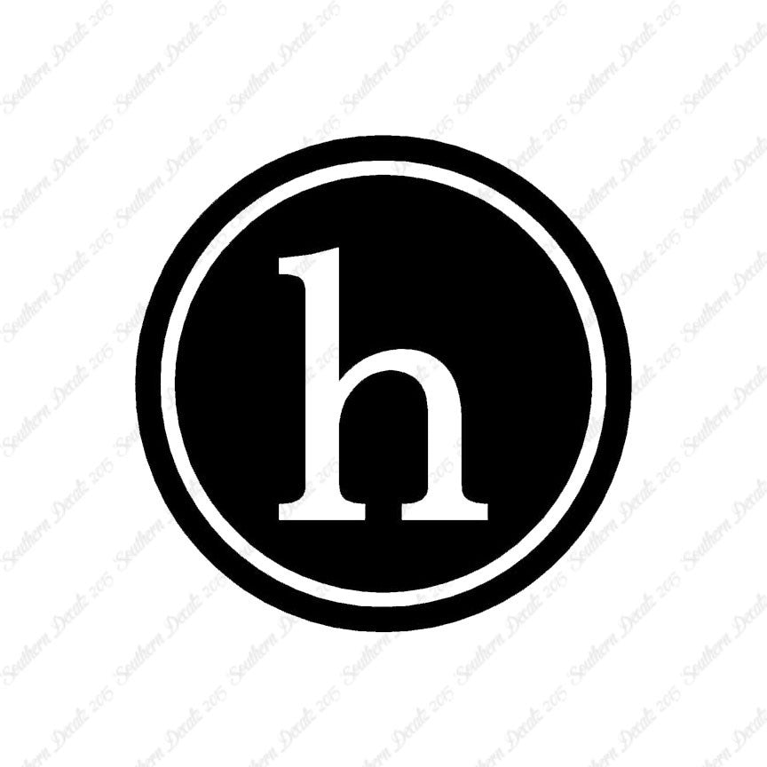 Typewriter Font H Initial