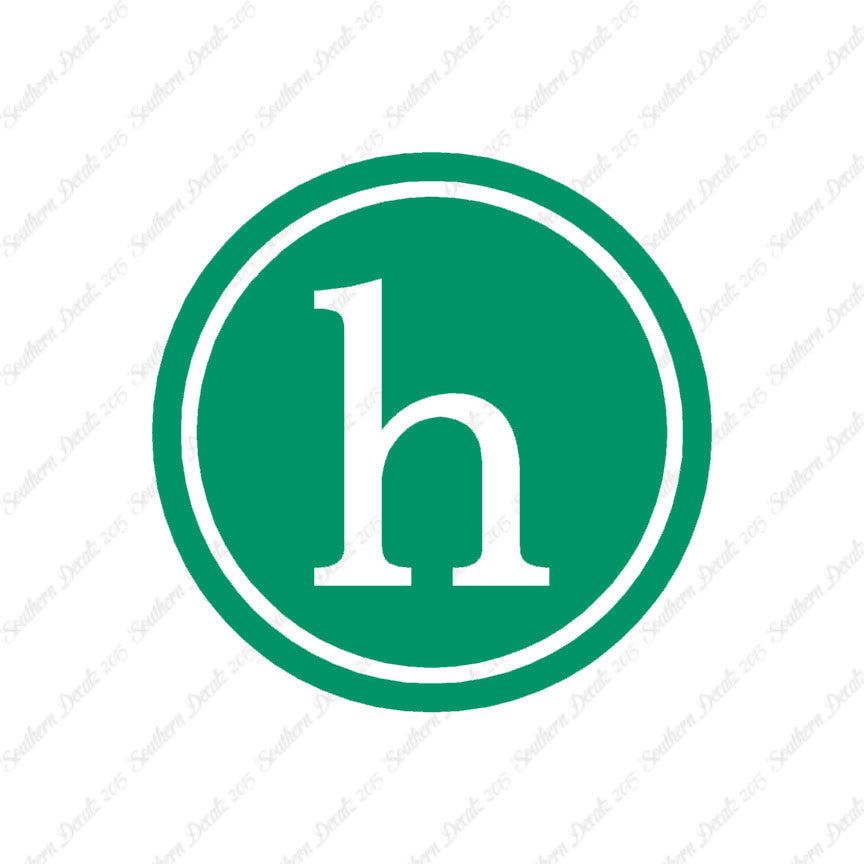 Typewriter Font H Initial