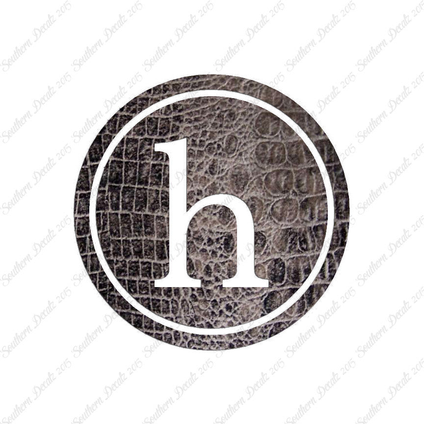 Typewriter Font H Initial