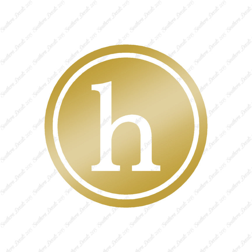 Typewriter Font H Initial
