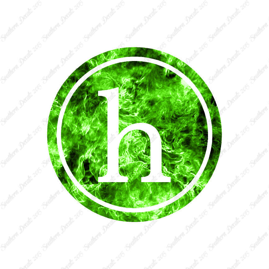 Typewriter Font H Initial