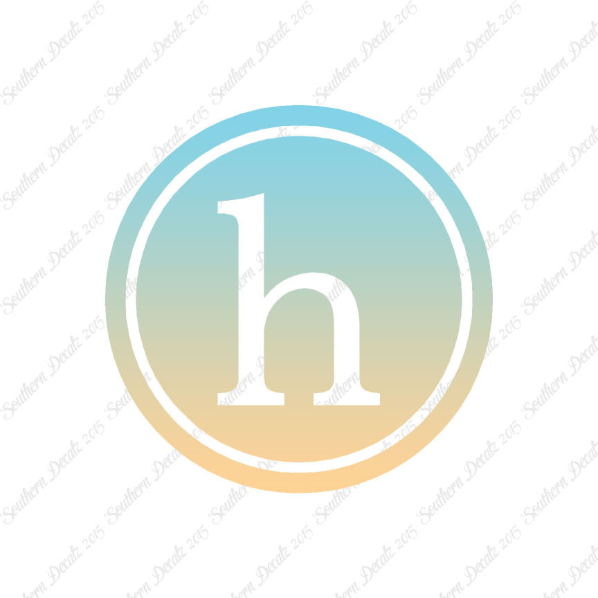 Typewriter Font H Initial