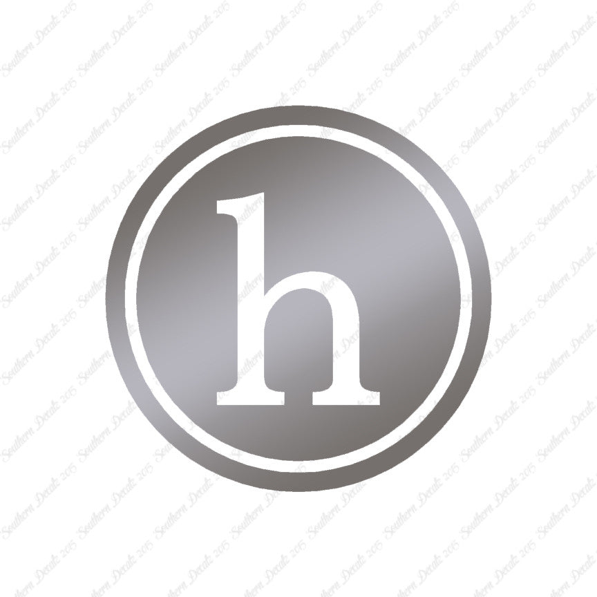 Typewriter Font H Initial