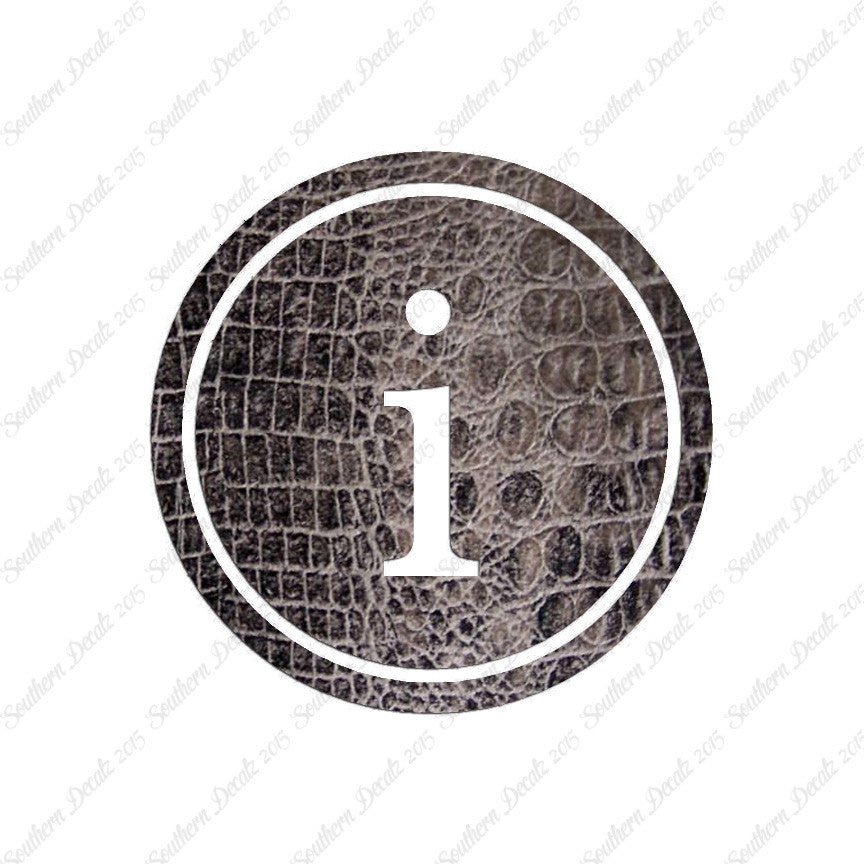 Typewriter Font I Initial