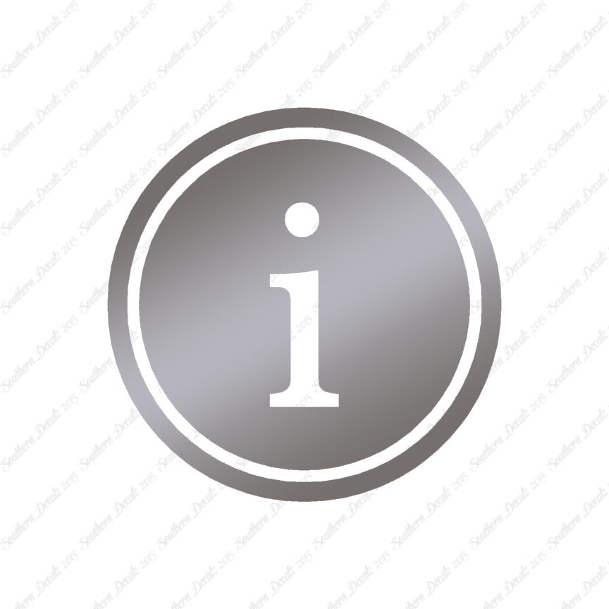 Typewriter Font I Initial