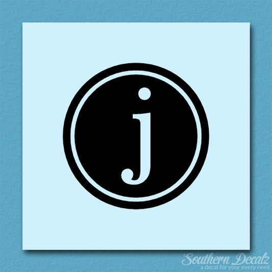 Typewriter Font J Initial