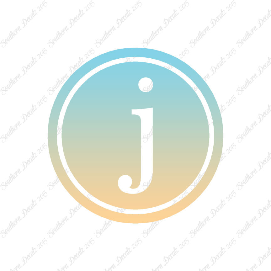 Typewriter Font J Initial