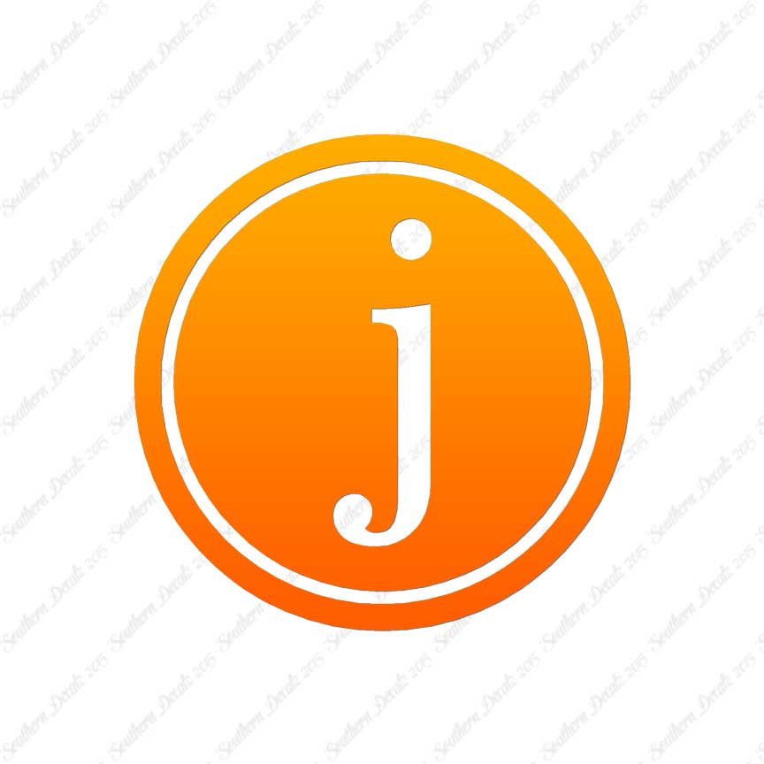 Typewriter Font J Initial