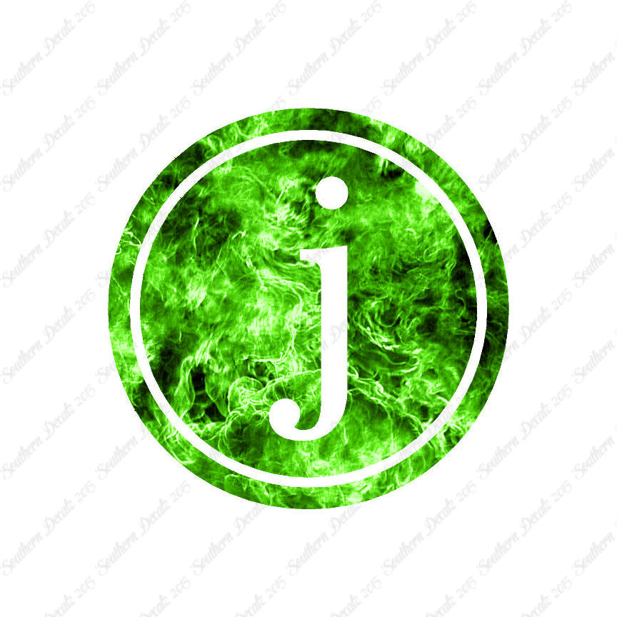 Typewriter Font J Initial