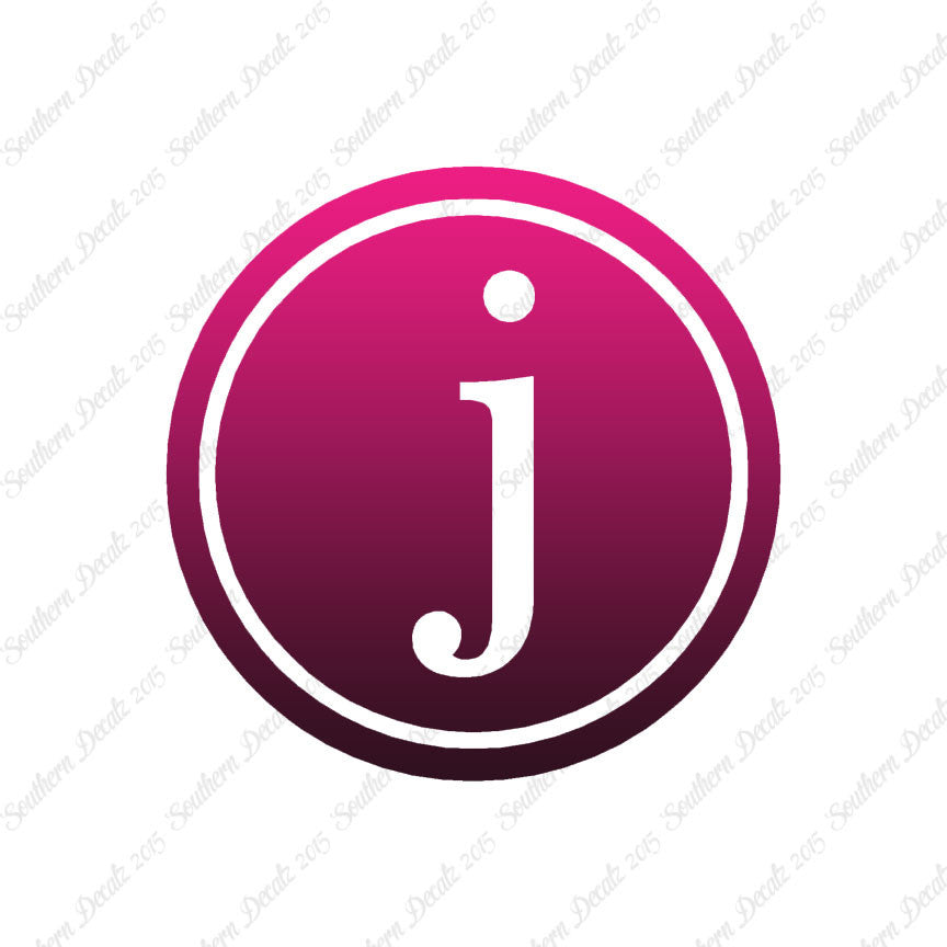 Typewriter Font J Initial