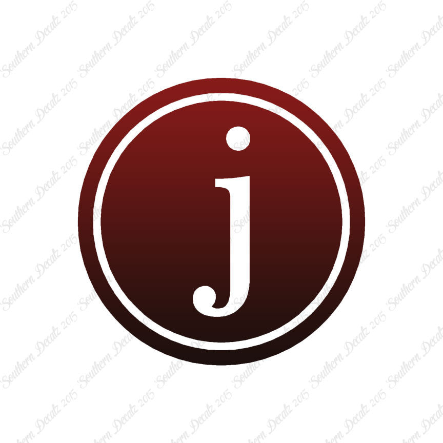 Typewriter Font J Initial