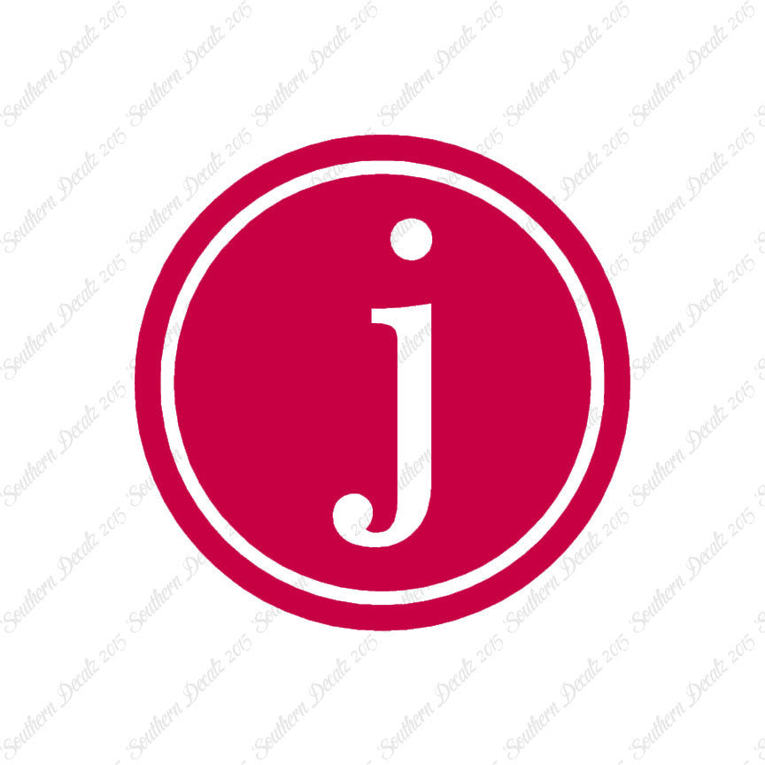 Typewriter Font J Initial
