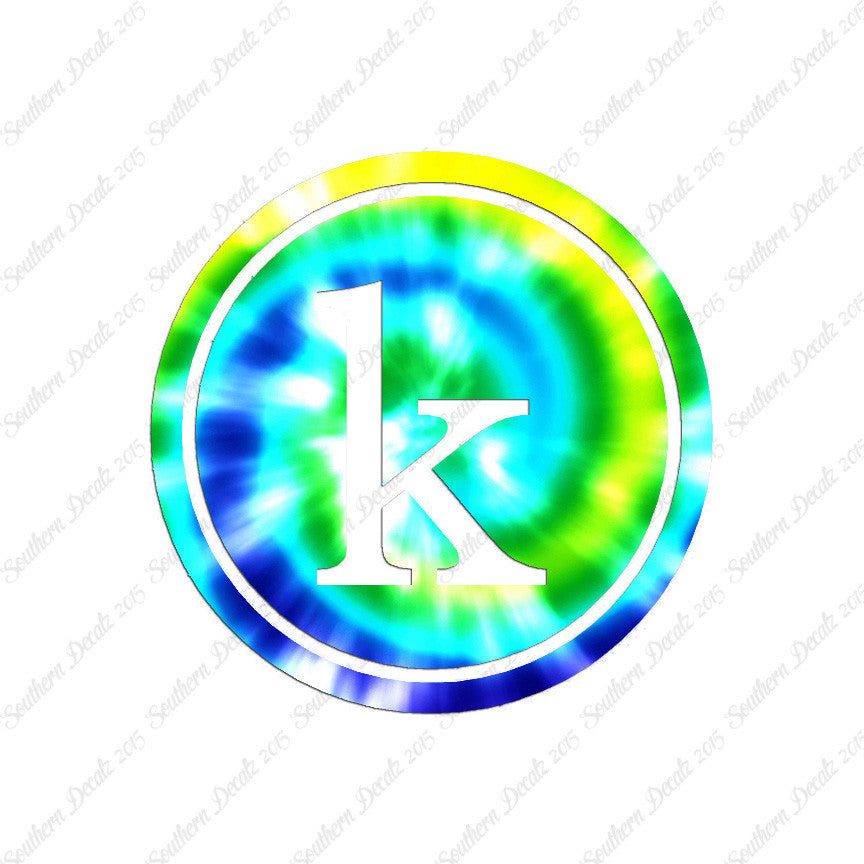 Typewriter Font K Initial