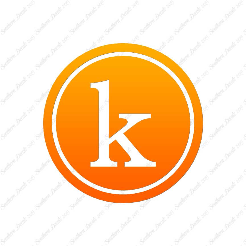 Typewriter Font K Initial