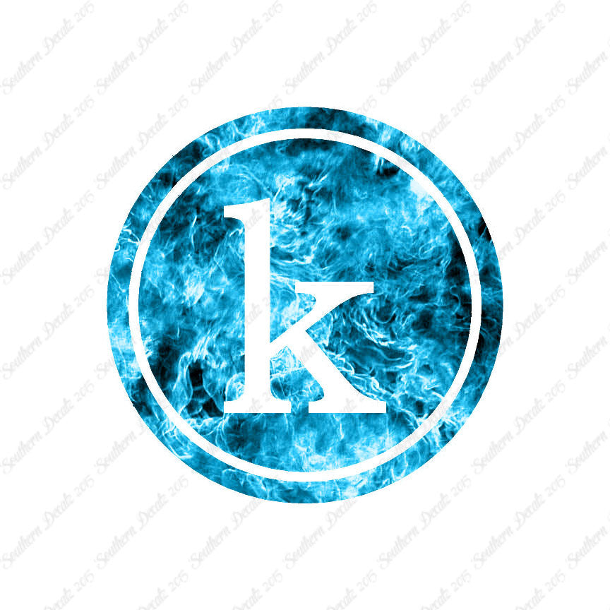 Typewriter Font K Initial