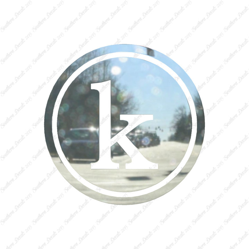 Typewriter Font K Initial
