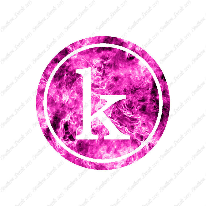 Typewriter Font K Initial