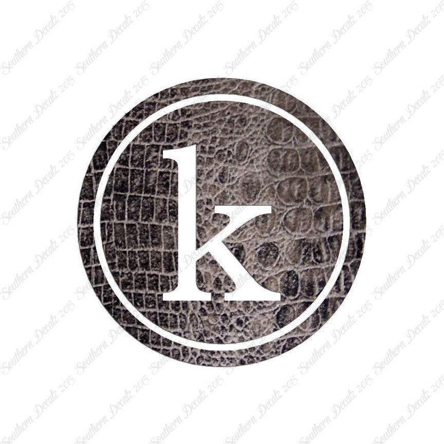 Typewriter Font K Initial