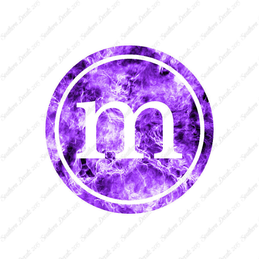 Typewriter Font M Initial
