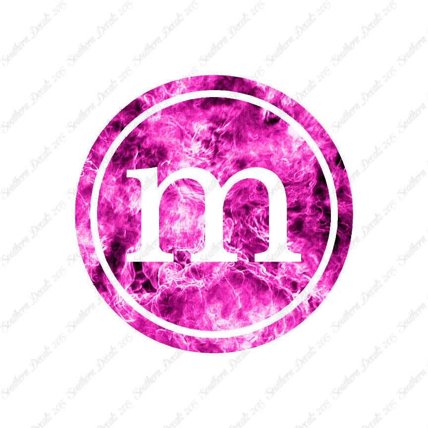 Typewriter Font M Initial