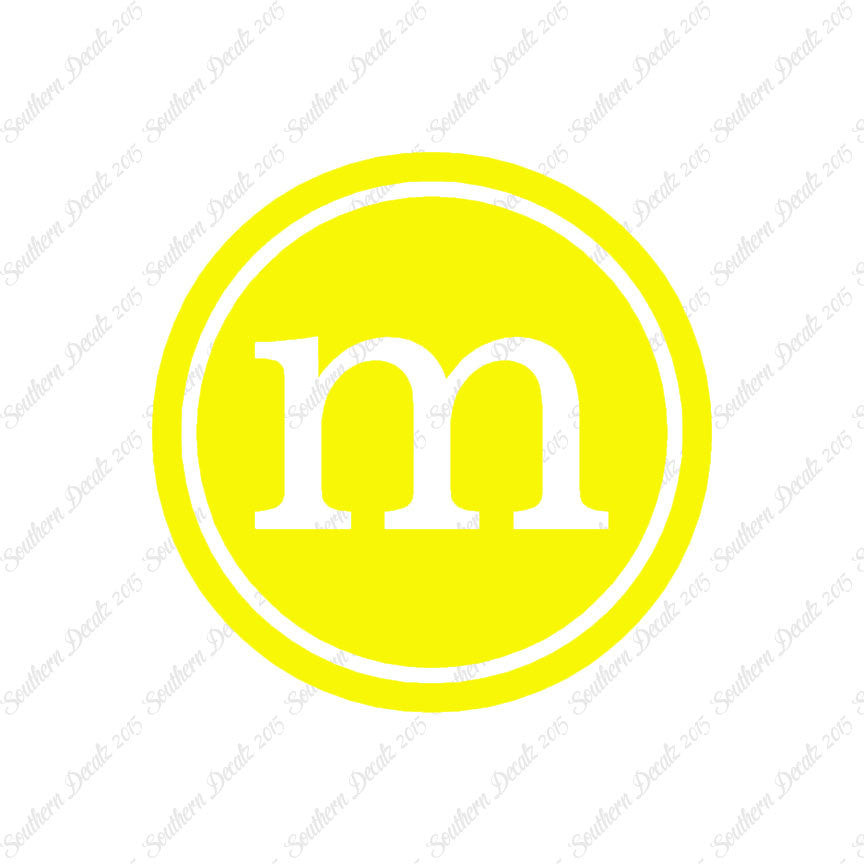 Typewriter Font M Initial