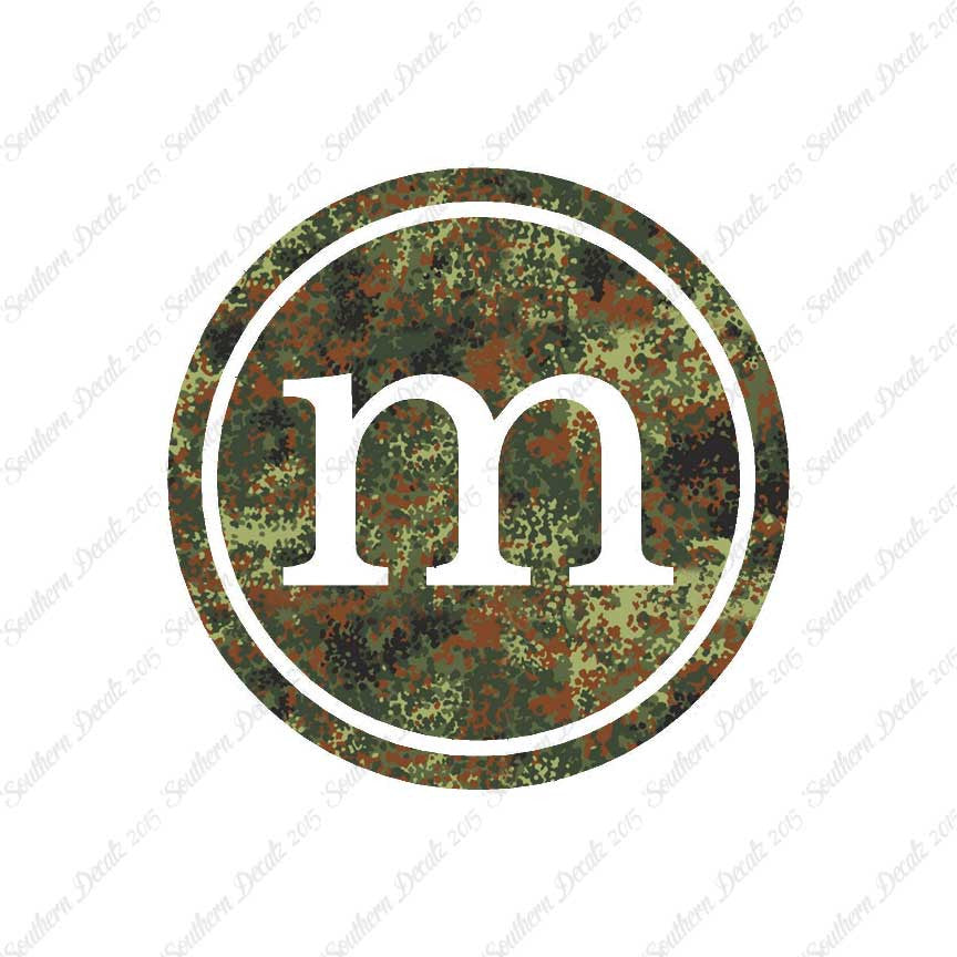 Typewriter Font M Initial