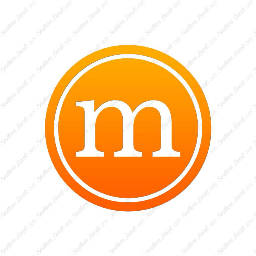 Typewriter Font M Initial