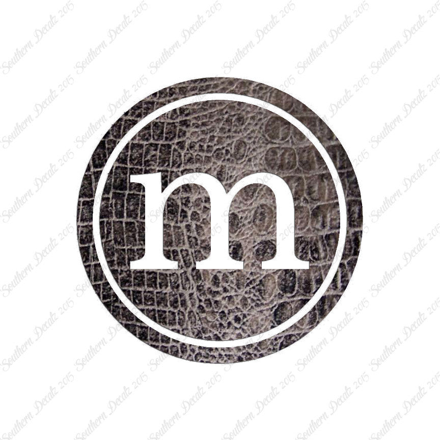 Typewriter Font M Initial