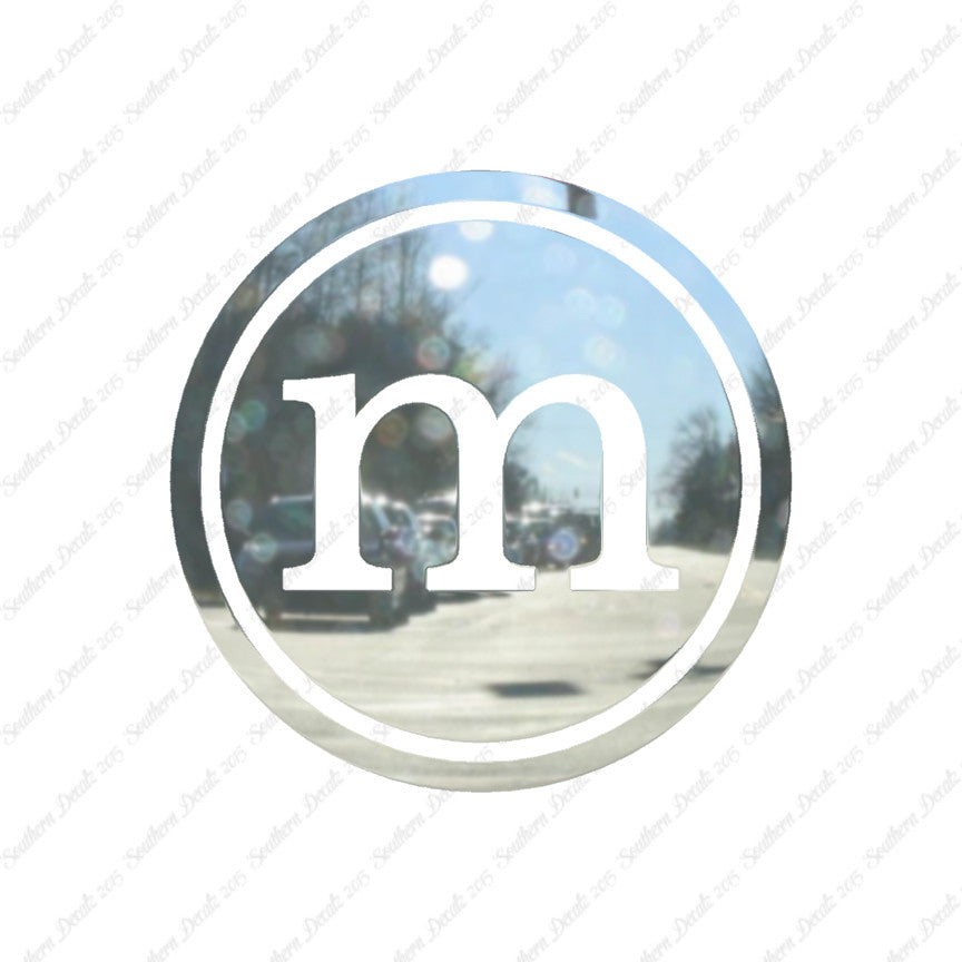 Typewriter Font M Initial