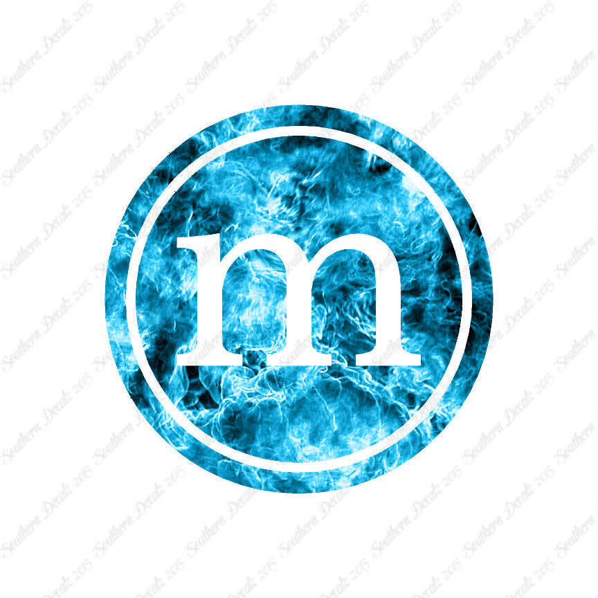 Typewriter Font M Initial