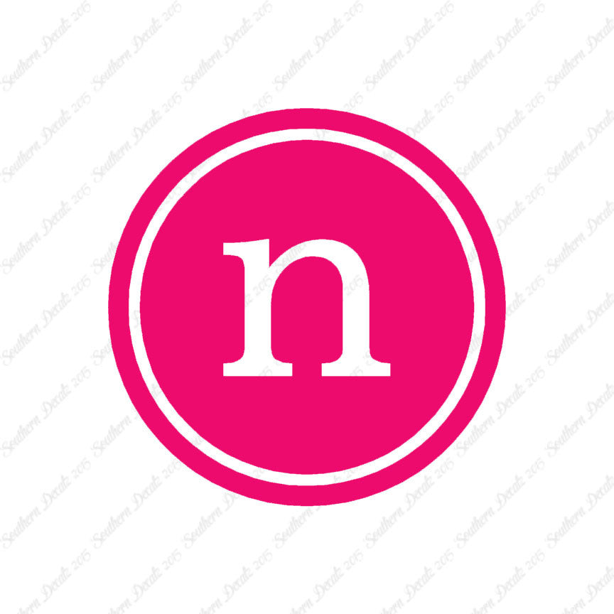 Typewriter Font N Initial