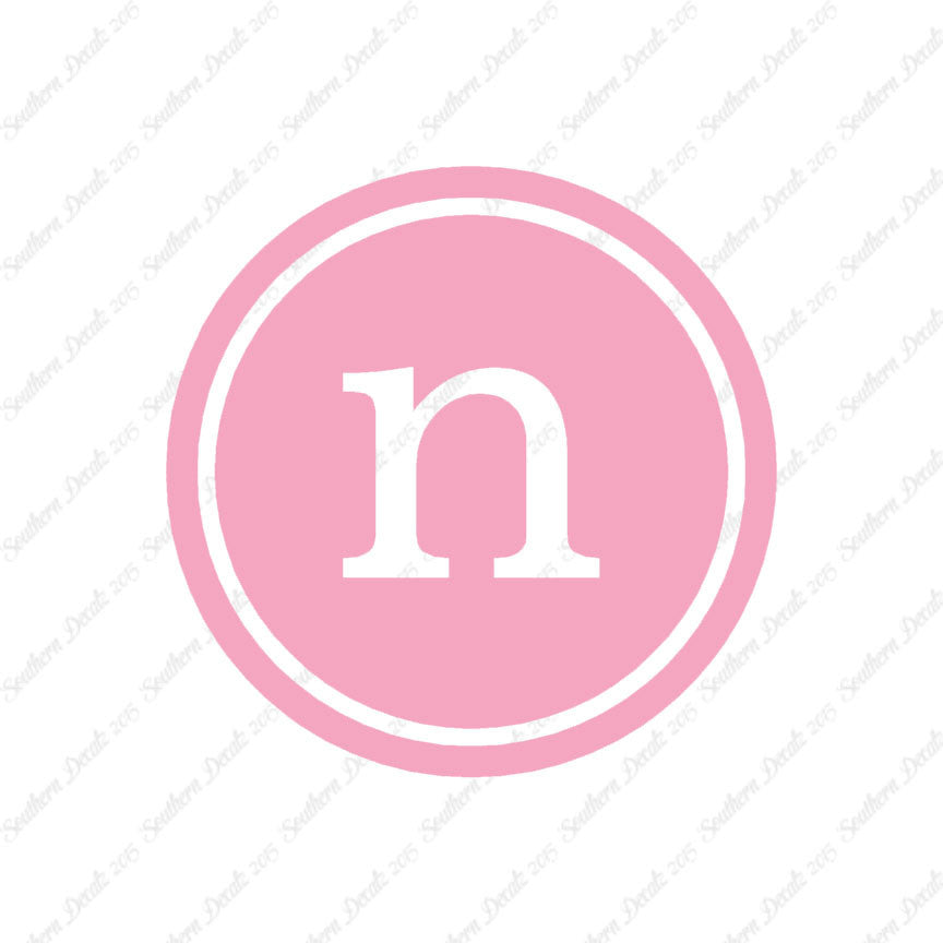 Typewriter Font N Initial