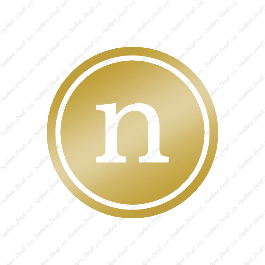 Typewriter Font N Initial