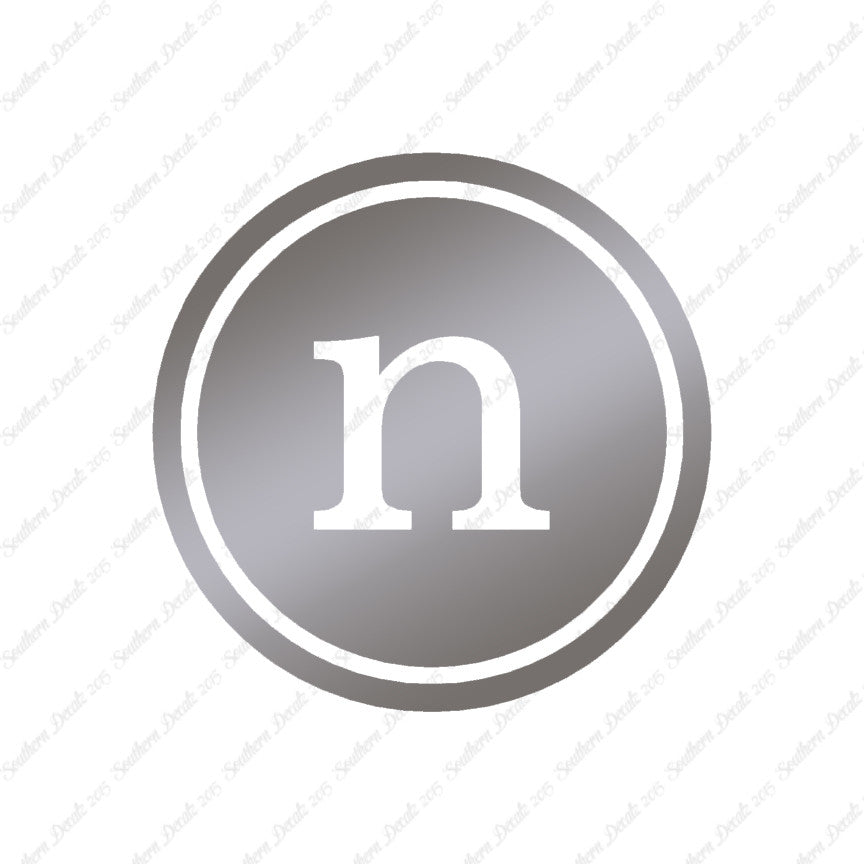 Typewriter Font N Initial