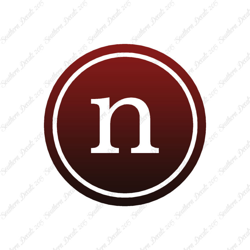 Typewriter Font N Initial
