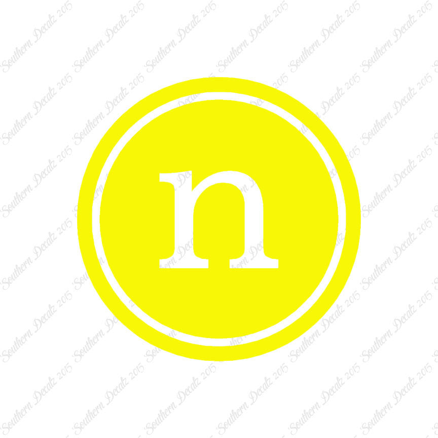 Typewriter Font N Initial