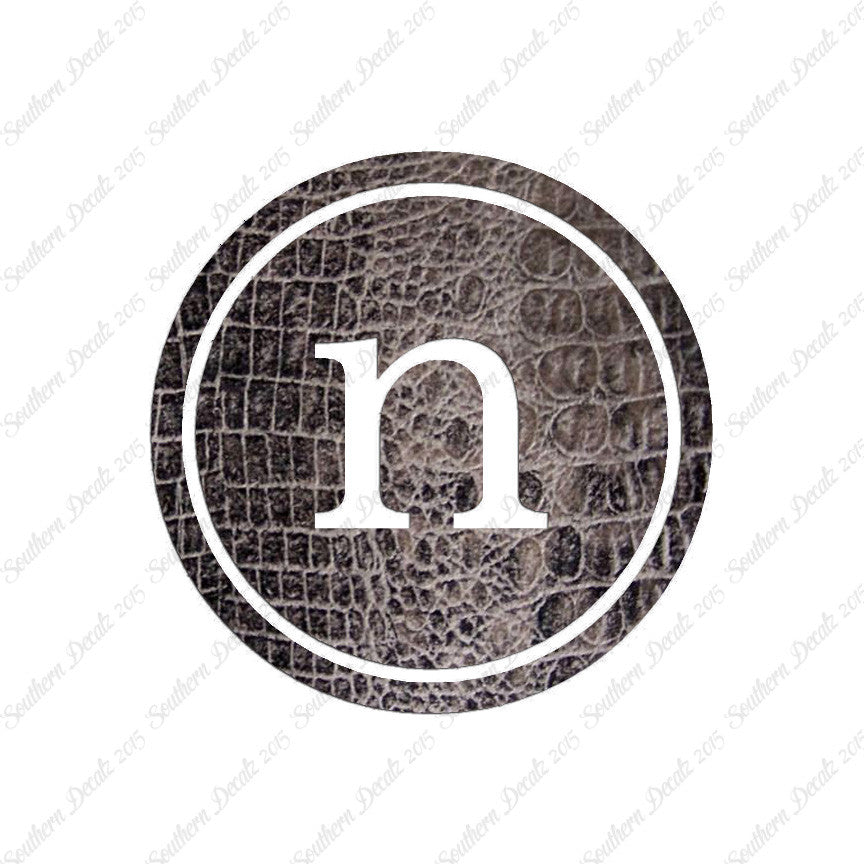 Typewriter Font N Initial